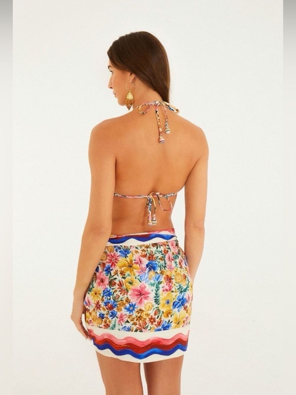 Farm Rio Floraline Mini Skirt - Picture 5 of 6